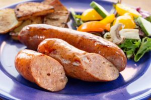 Prepped Kase Krainer Sausage Josef's Artisan Meats